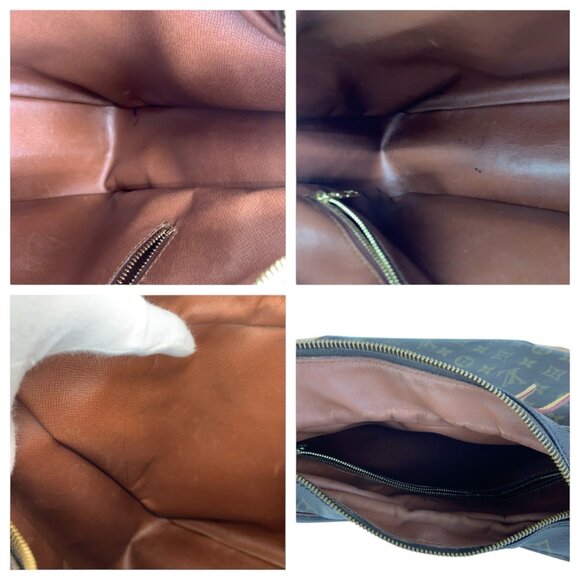 LOUIS VUITTON Authentic Brown Monogram Leather Shoulder Bag - Picture 4 of 10